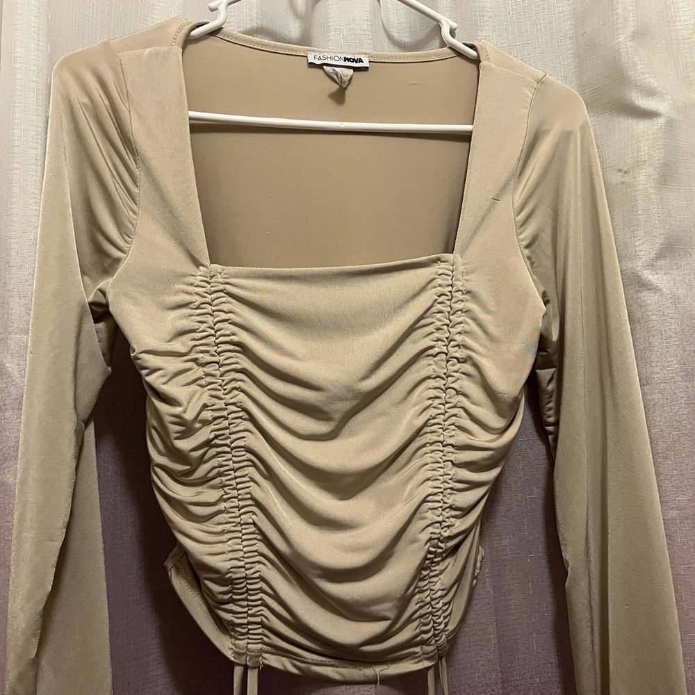 Satin top